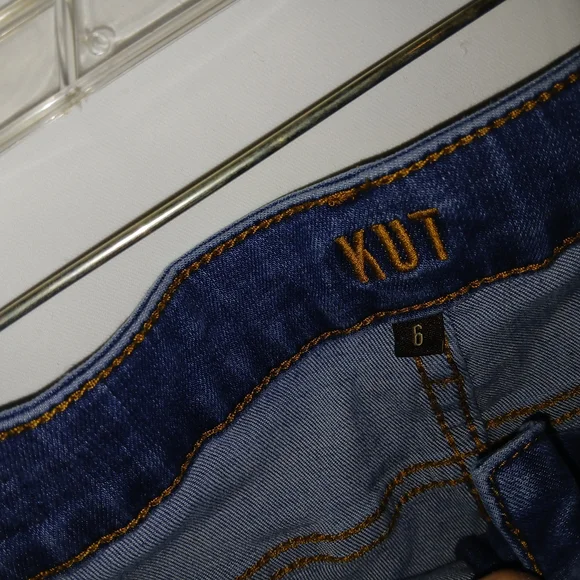 Kut from the Kloth Dark Blue High Rise Skinny Jeans - Picture 3 of 7